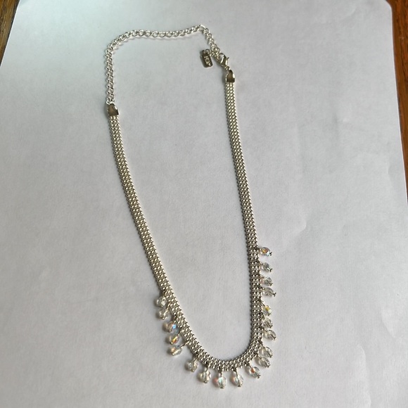 1928 Vintage Timeless Silver Choker Statement Necklace - Picture 7 of 12